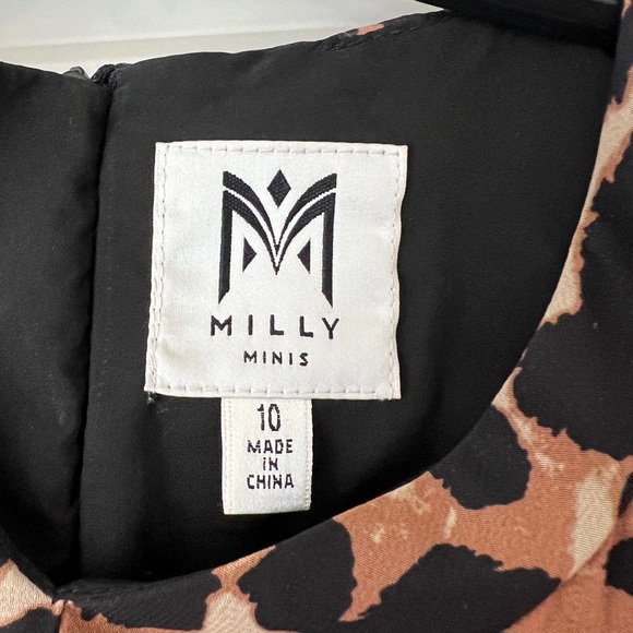 Girls Milly Mini size 10 Leopard print party dress - Picture 2 of 2